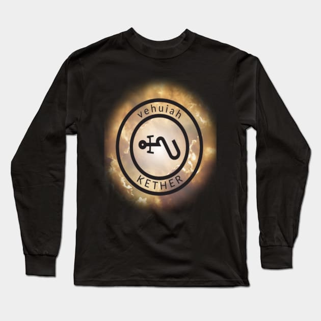 T-shirt Sacré Vehuiah : Revêtez la Volonté et la Protection Long Sleeve T-Shirt by Metatrotique